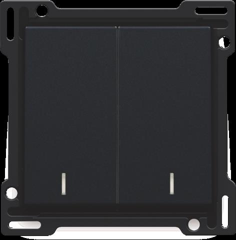 2x 1/2 MANETTE VOYANT BL