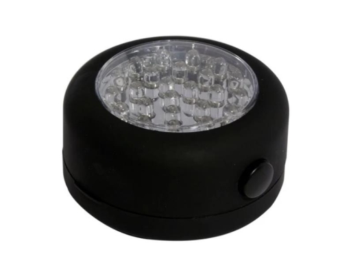 Magnetic round LED