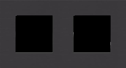 PLAQUE DOUBLE 71 BLACK