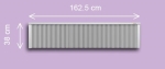 SN201  2,0 kw  RAL9010 38/163/8 cm