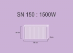 SN150  1,5 kw  RAL9010 38/99/8 cm