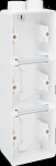 HYDRO BOITE TRIPLE VERTICALE 2ENTR BLANC