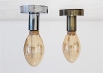 Ceiling / Wall Lamp Metal S E27 Black
