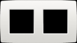 PLAQUE DOUBLE 71 BLANC