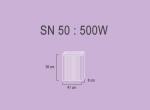 SN50   0,5 kw  RAL9010 38/41/8 cm