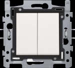 INTERRUPTEUR 2x 6 WHITE