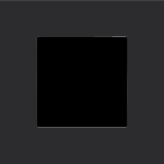 PLAQUE SIMPLE  BLACK