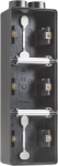 HYDRO BOITE TRIPLE VERTICALE 2ENTR NOIR