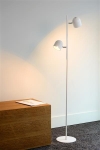 SKANSKA-LED Lampadaire 2x5W H141cm Blanc