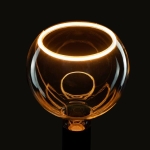 LED Floating Globe 150 smokey grey 90°