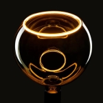 LED Floating Globe 200 smokey grey