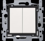 INTERRUPTEUR 2x 6 WHITE