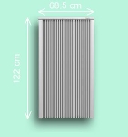 SL250  2,5 kw  RAL9010 122/69/8 cm
