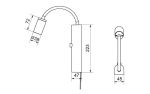 Tube Wall zwart USB 3000K Fase afsnijding