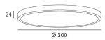 ADA (Blanc, 230 VAC, 24W)