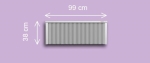 SN150  1,5 kw  RAL9010 38/99/8 cm