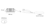 DOWNLIGHT, LED INTERIEUR PLAFONNIER DOWNLIGHT, ACIER BROSSE, 7W, 4000K. PAS INCLIN. DRIVER INCL., DI