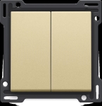 2x 1/2 MANETTE ALU GOLD