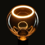 LED Floating Globe 150 smokey grey 90°