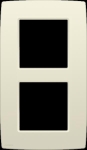 PLAQUE DOUBLE 60 CREME  VERT.