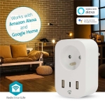PRISE + 1XUSB C + 2 X  USB INTELLIGENTE SMARTLIFE    3680W  WIFI ANDROID / IOS