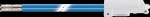 UNITE D'ECLAIRAGE BLEU  FILAIRE
