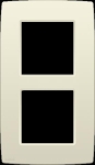 PLAQUE DOUBLE 60 CREME  VERT.