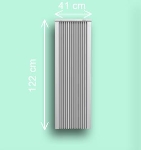 SL100  1,0 kw  RAL9010 122/41/8 cm