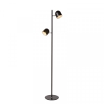 SKANSKA-LED Lampadaire 2x5W H141cm Noir