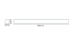 ZIP 230V rail 2m noir