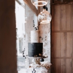 LED Floating Globe 150 smokey grey 90°