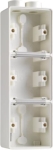 HYDRO BOITE TRIPLE VERTICALE 2ENTR BLANC