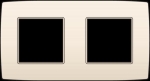 PLAQUE DOUBLE 71 CREME  HOR.