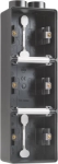HYDRO BOITE TRIPLE VERTICALE 2ENTR NOIR