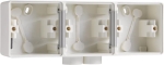 HYDRO BOITE TRIPLE HORIZONTAL 2ENTR  BLANC