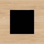 PLAQUE SIMPLE  BAMBOO