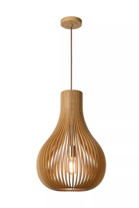 BODO Suspension E27 H55 Ø38cm Bois