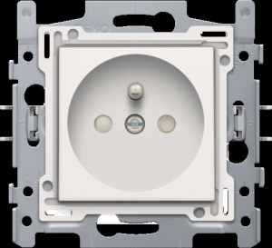 PRISE 2P+T SECUR. WHITE